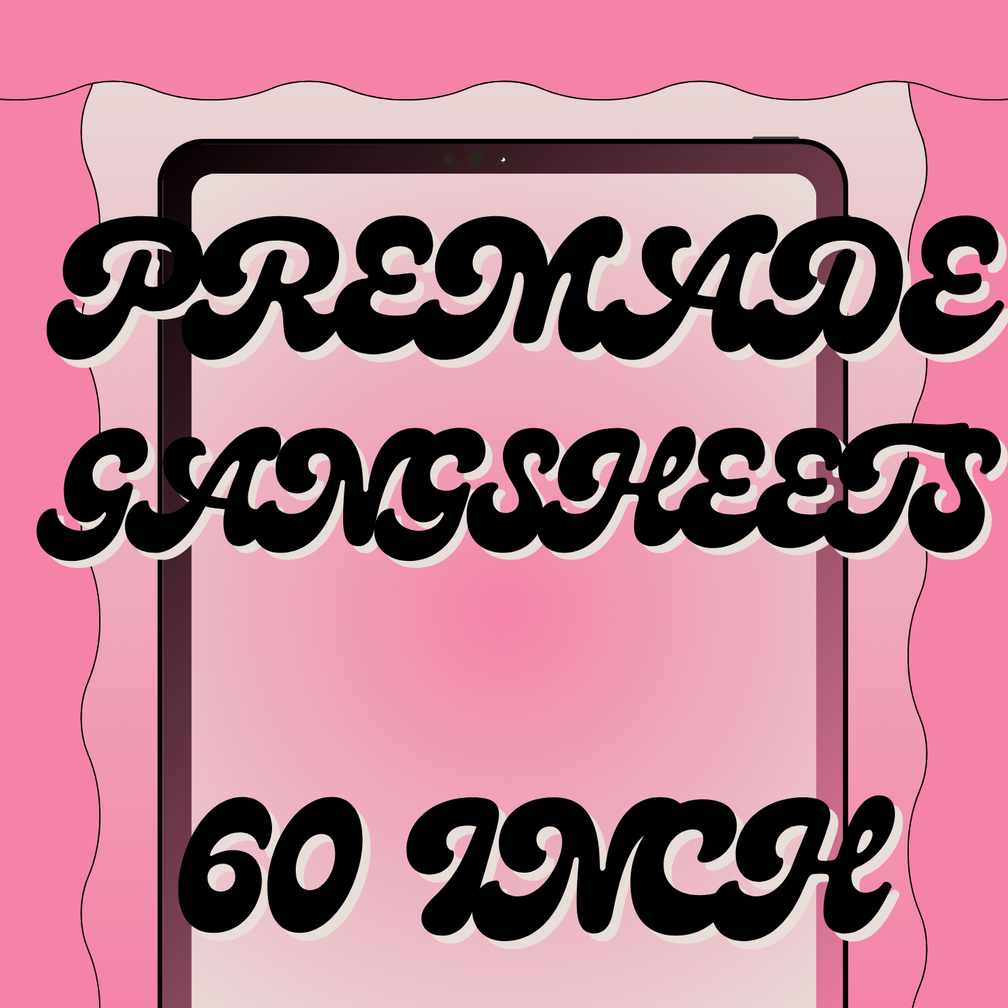 Premade Gang Sheets 60 inch