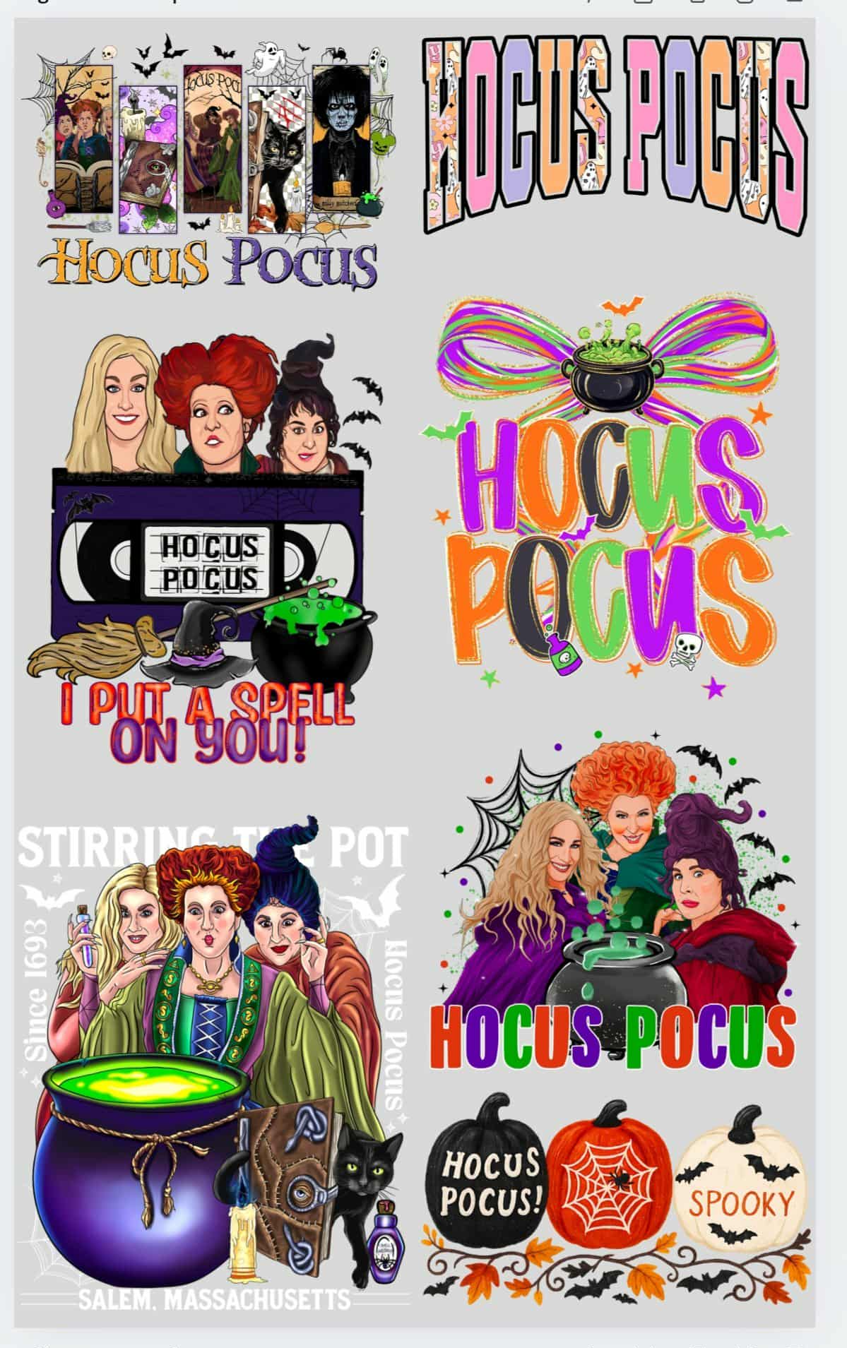Premade Hocus Pocus 36 inch