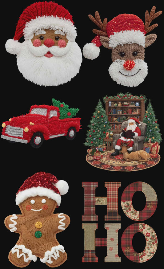 #2 Yarn Viral Designs Christmas Premade 36 inch
