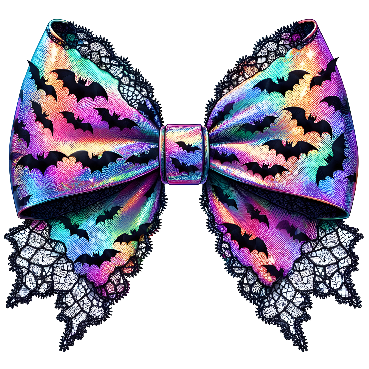 UVDTF Colorful Halloween Bow UVDTF transfer