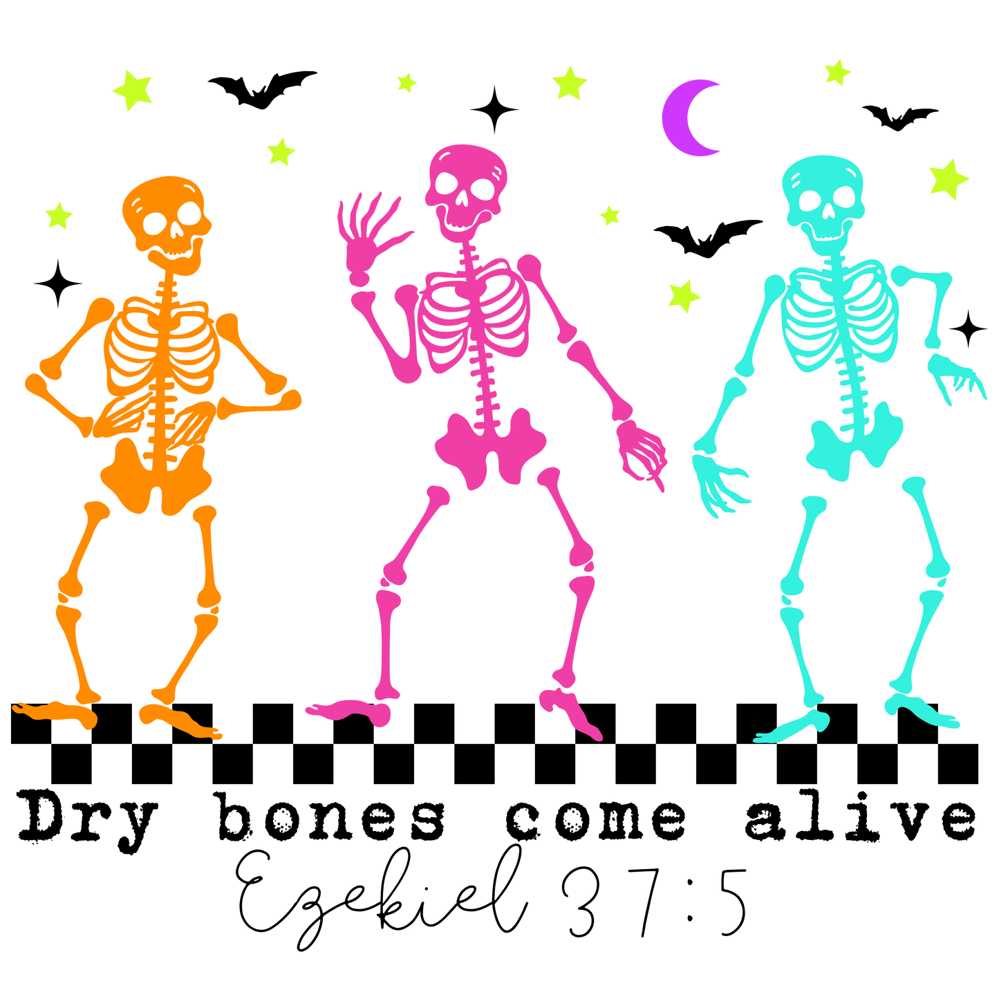 UVDTF Dry Bones Come Alive UVDTF transfer