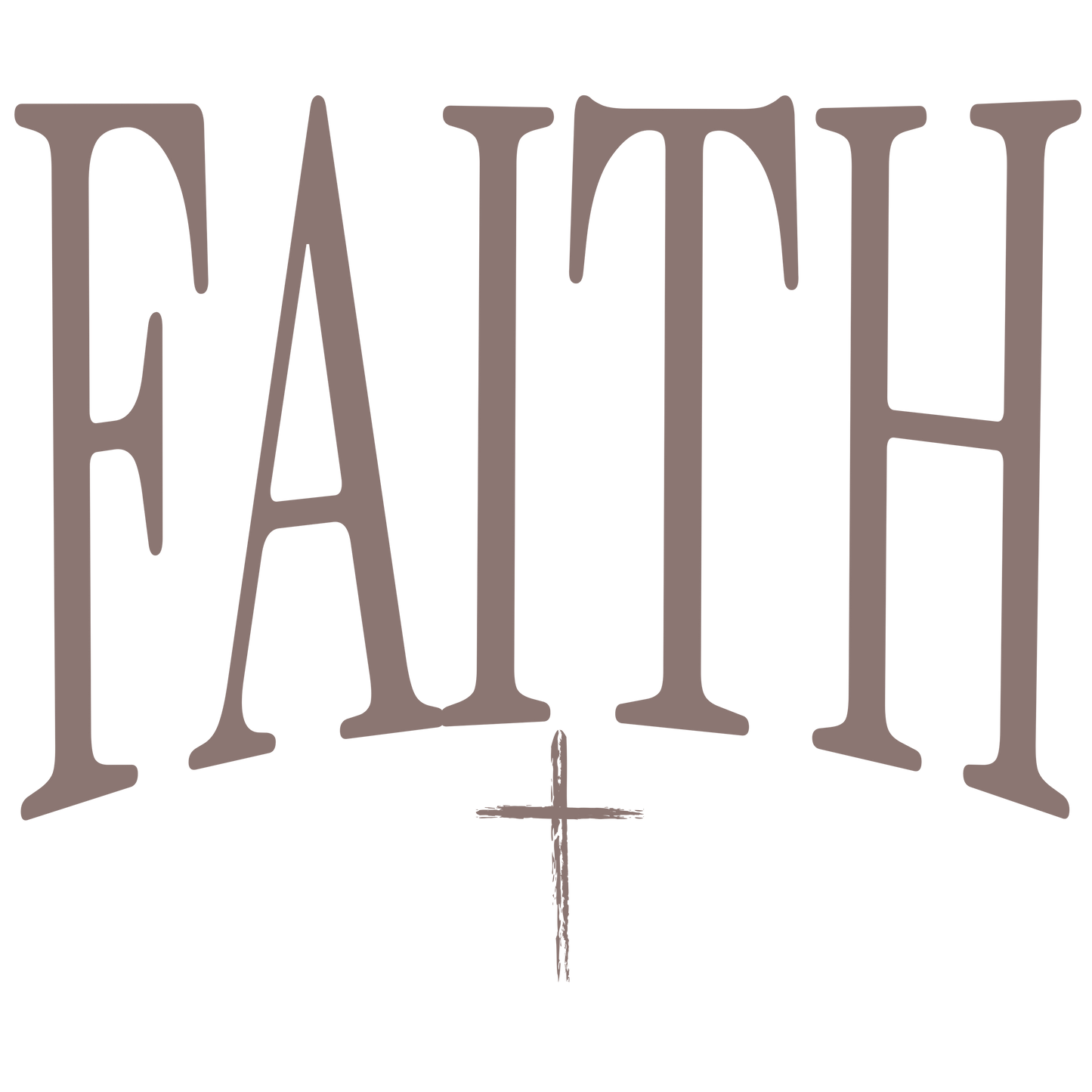 UVDTF Faith Cross UVDTF transfer