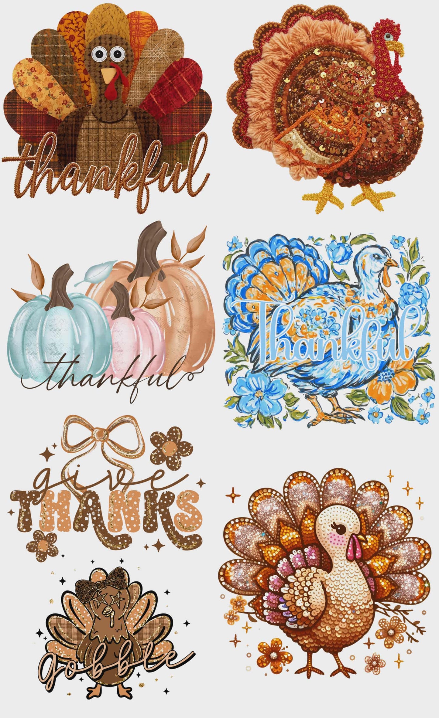 Thankful turkey Premade  36 inch