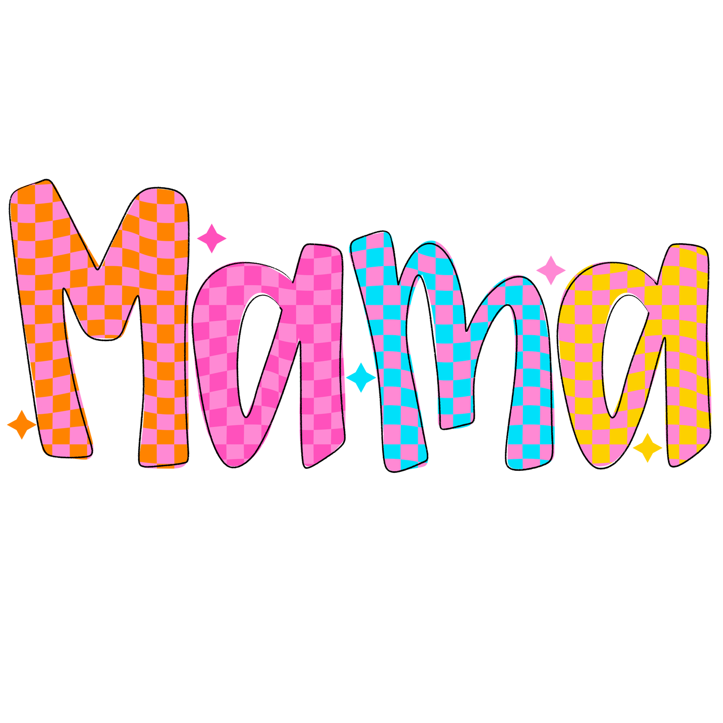 UVDTF Mama Colorful UVDTF transfer