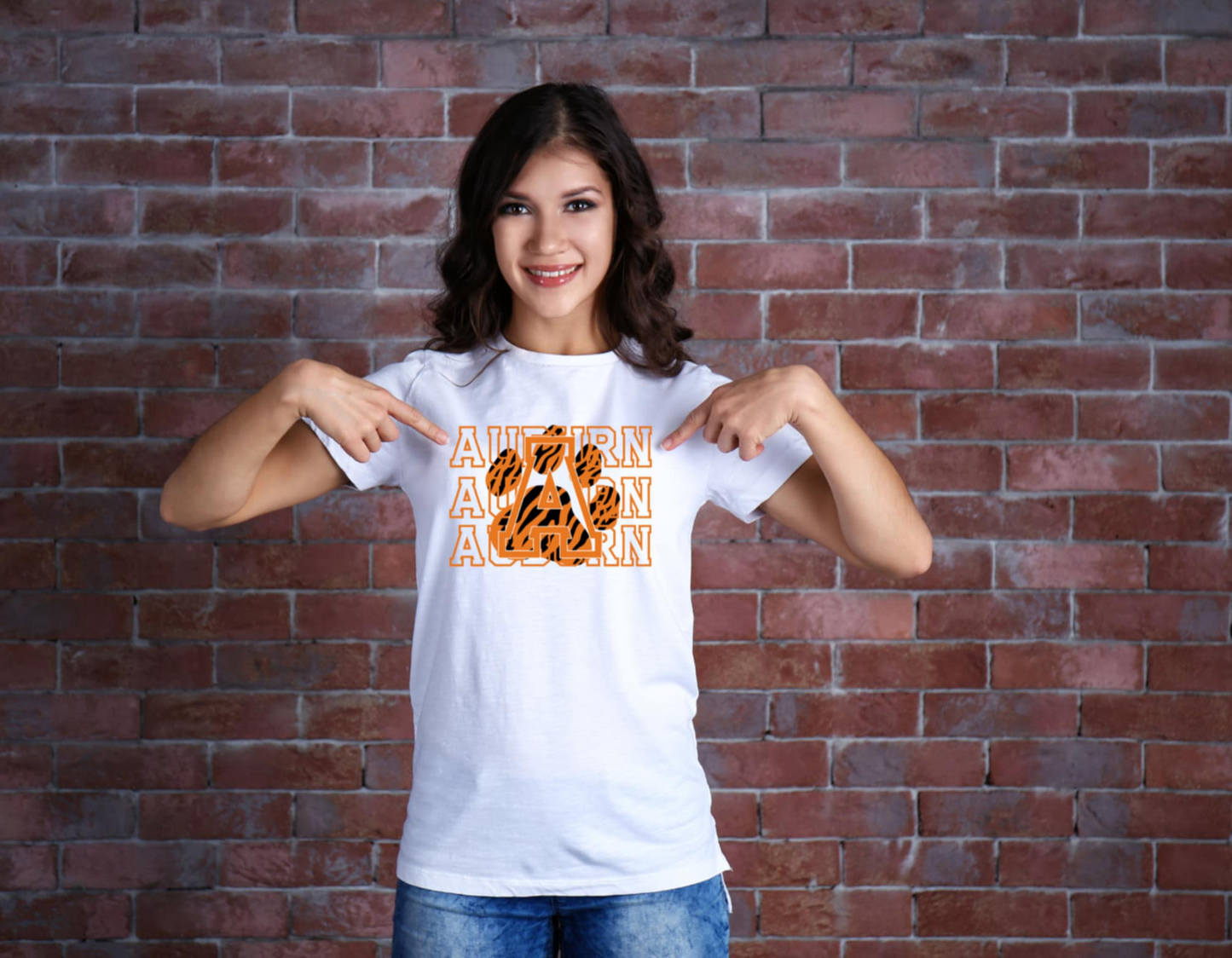 Auburn Paw Tee