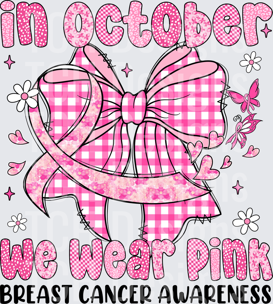 In October We Wear Pink Bow