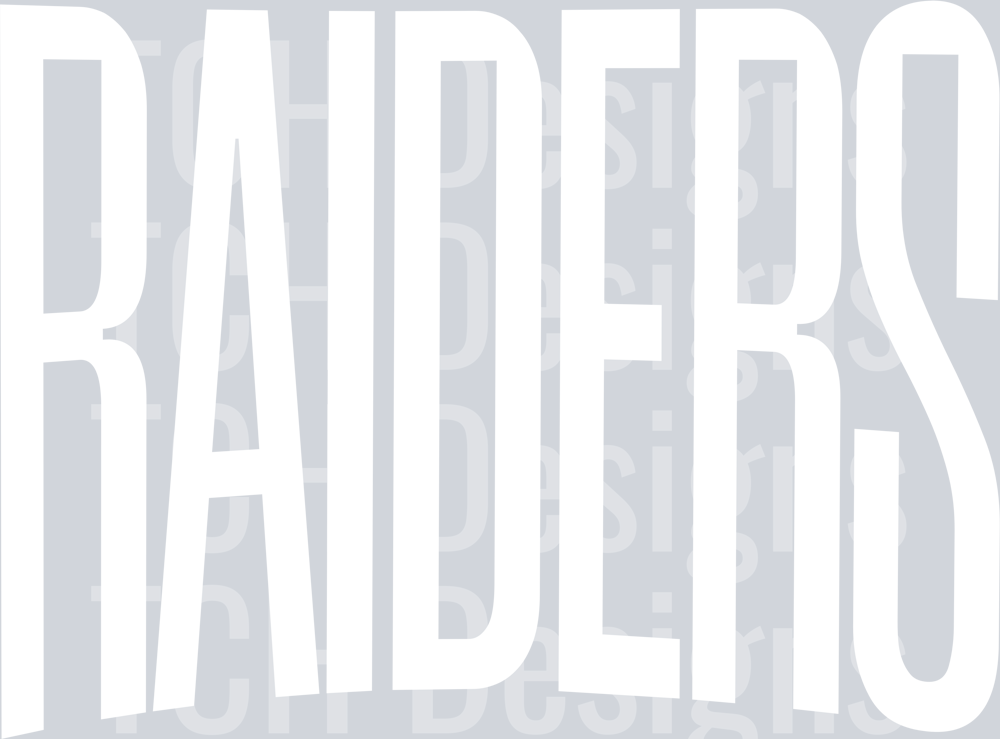 RAIDERS OVERSIZED WHITE