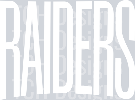 RAIDERS OVERSIZED WHITE