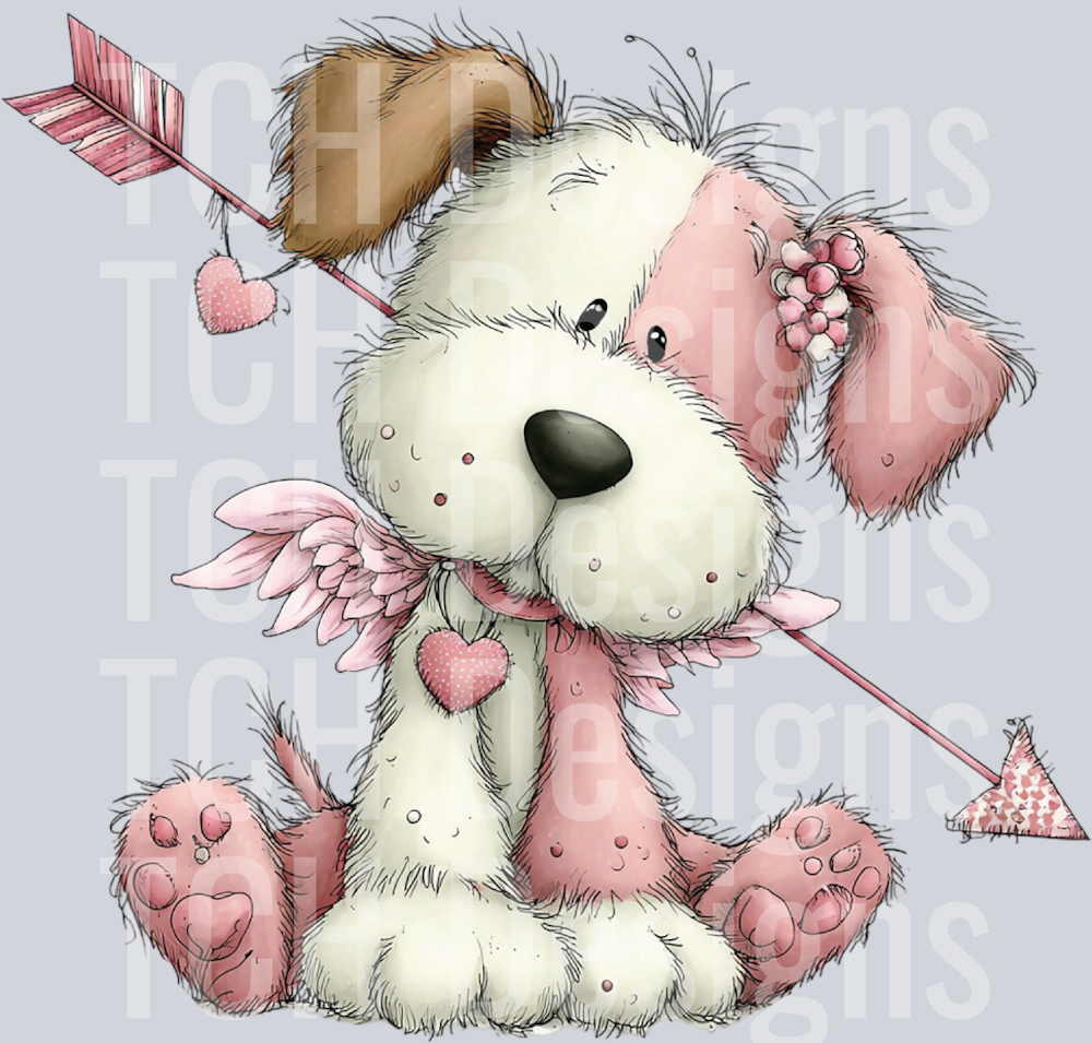 Whimsical Valentine Bunny Clipart (10)