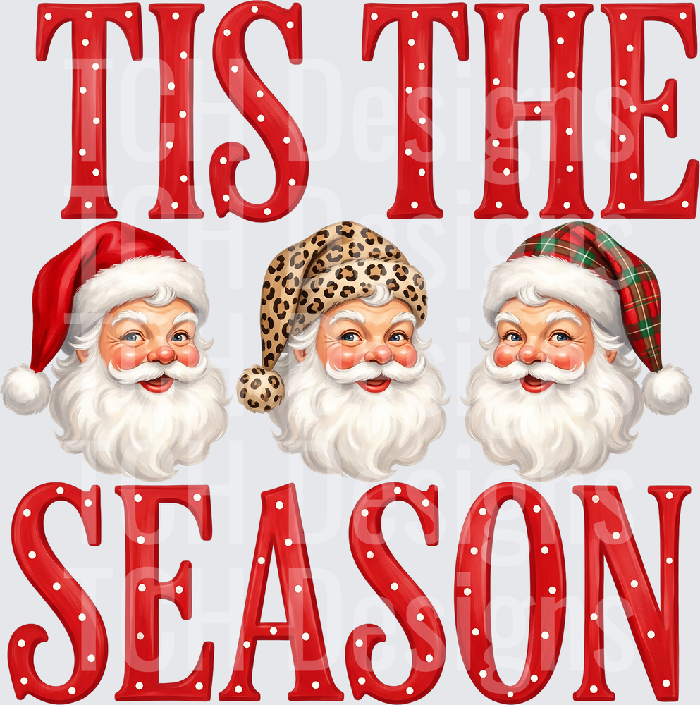 Tis the Season Christmas Santa