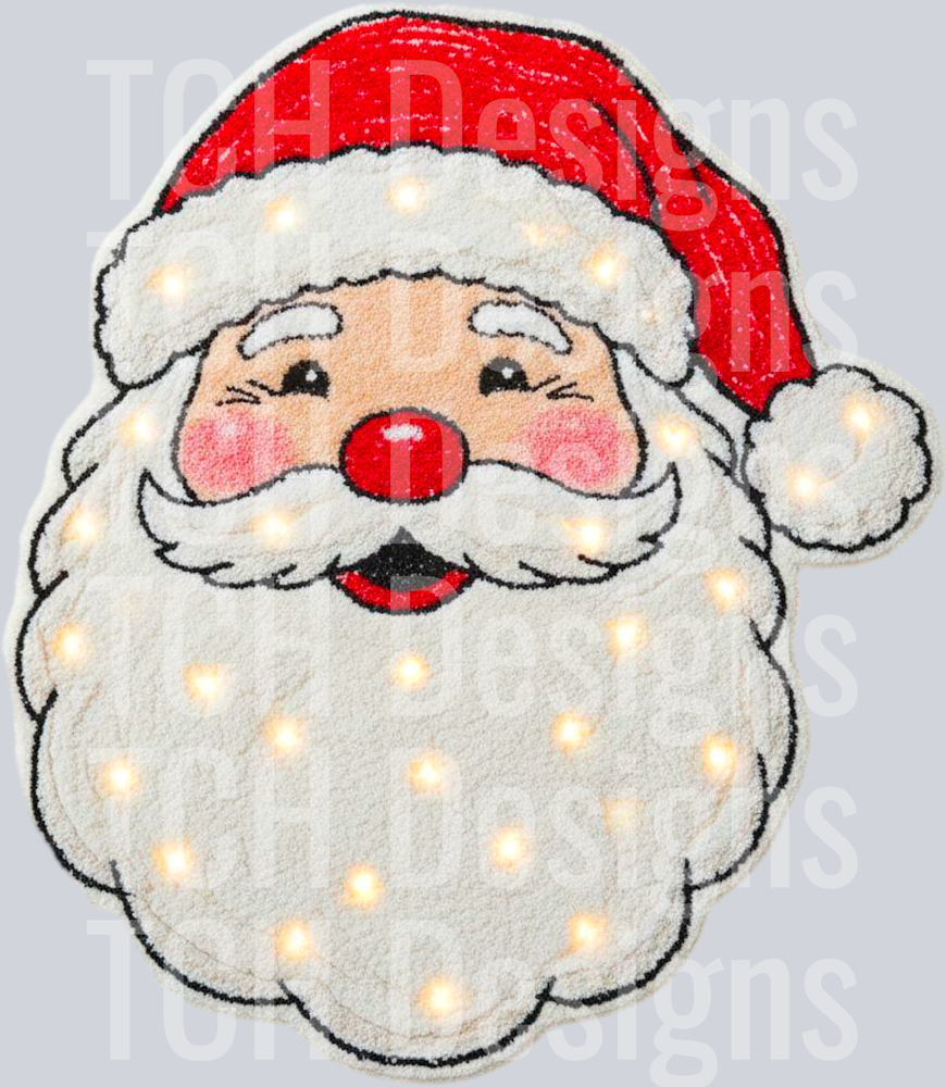 Faux Light up Santa hwds