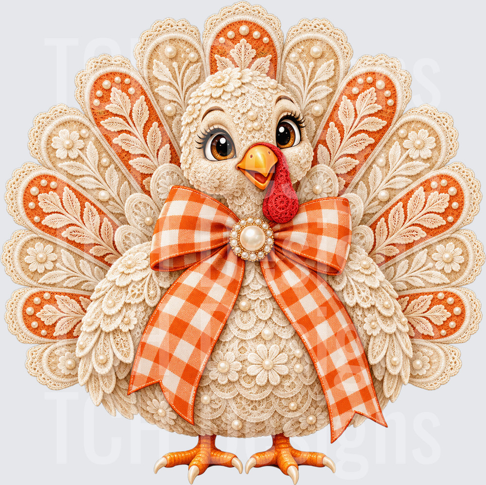 Lace and Orange Turkey