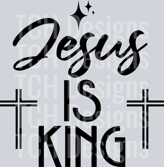 JESUS IS KING BLACK