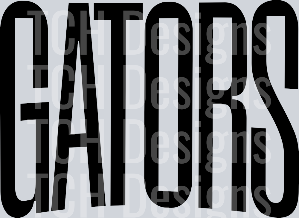 GATORS OVERSIZED BLACK