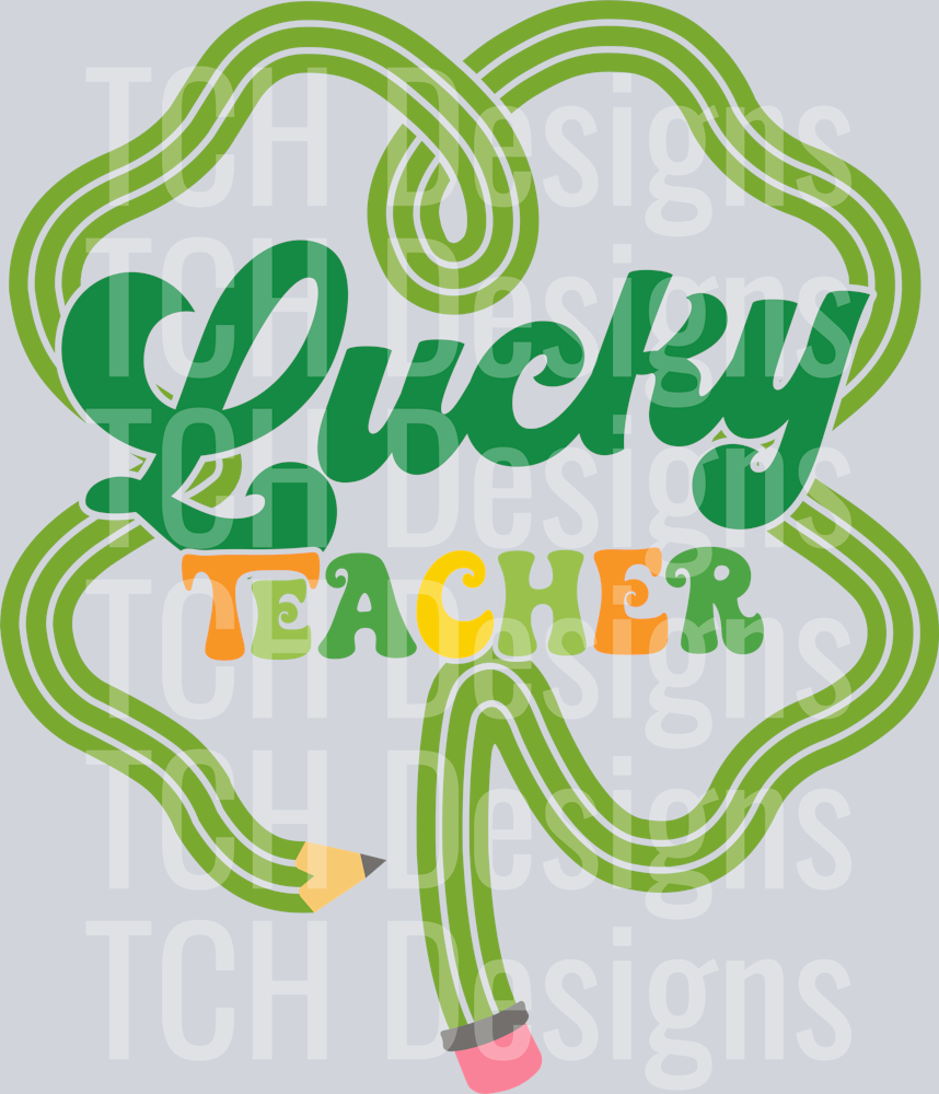 Lucky Teacher PNG, St Patricks Day PNG