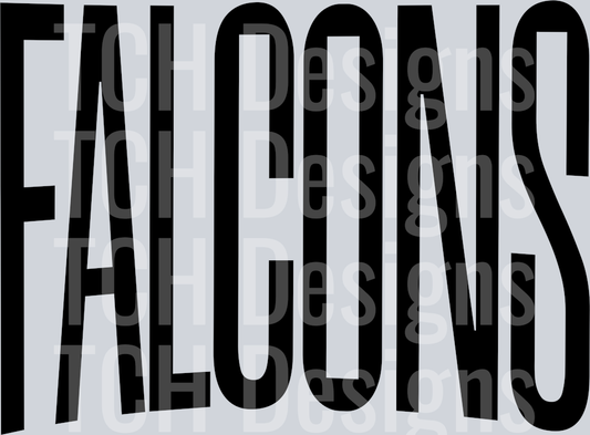 FALCONS OVERSIZED BLACK