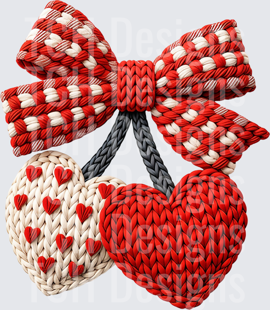 Faux Crochet Valentines Day