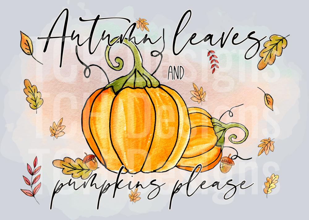 autmn leaves pumpkins please2