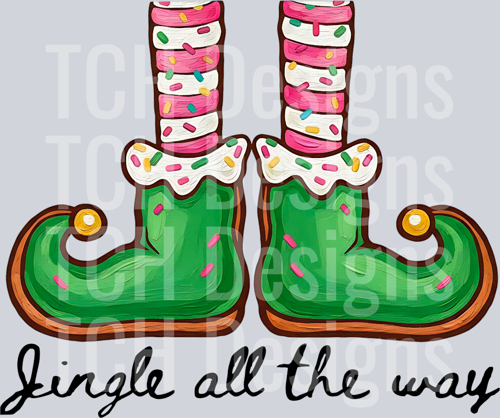 Jingle all the way elf legs hwds