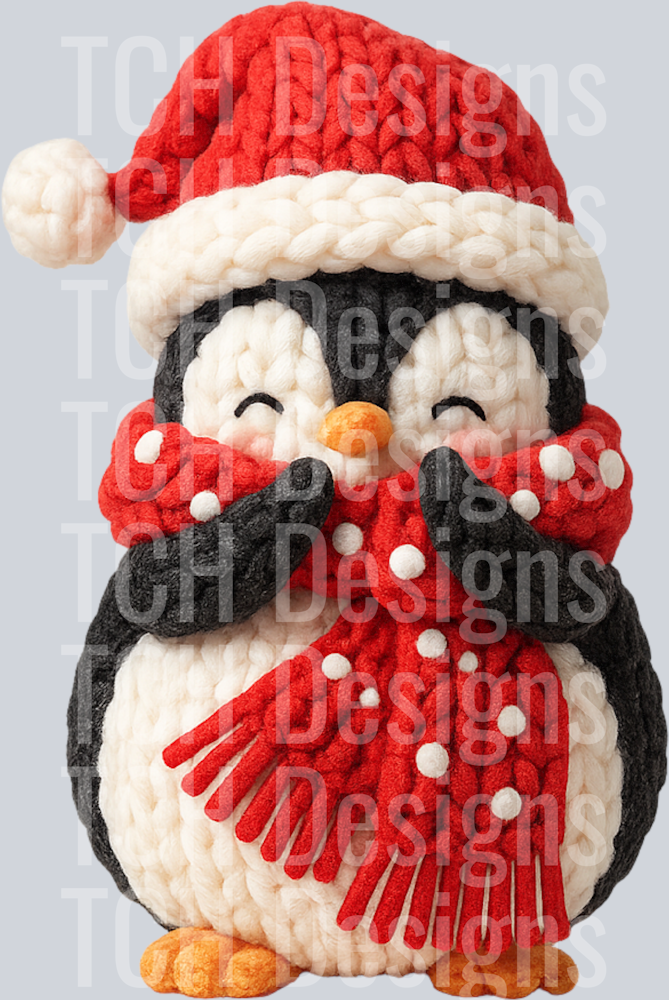 PENGUIN WINTER FAUX YARN