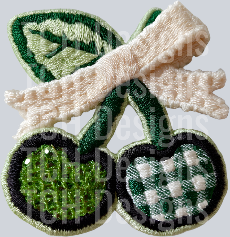 CHERRY ST PATRICKS DAY FAUX EMBROIDERY