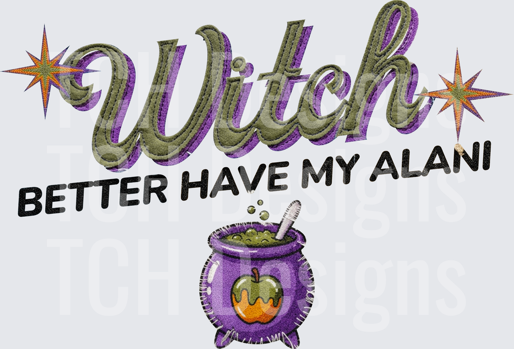 witch better have my alani faux patch hwds