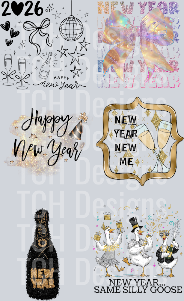 Premade gang 36 inch New Years 2026