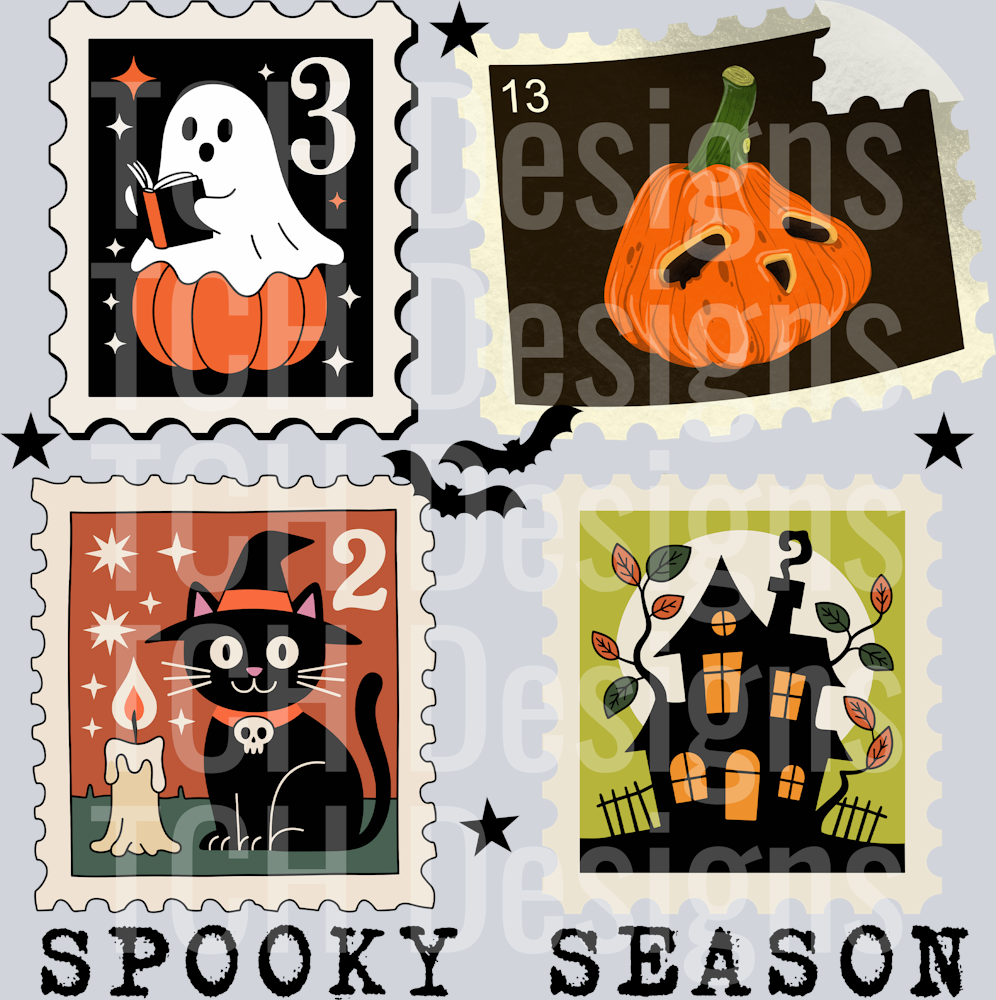 SPOOKY SEASON STAMPS