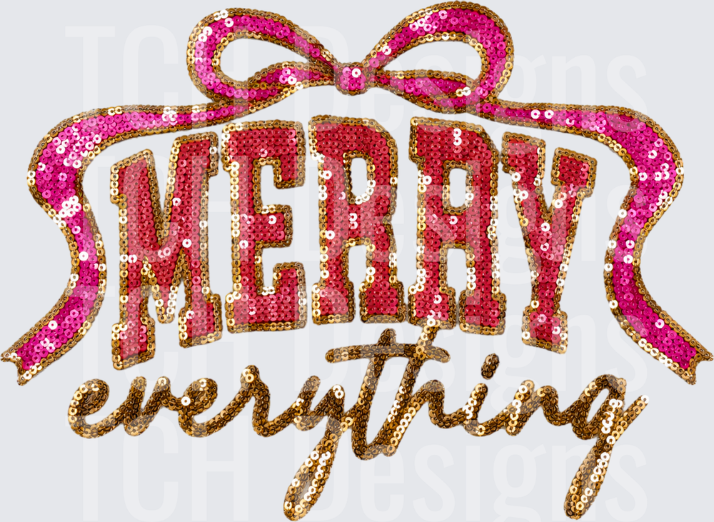 Merry Everything Sequin