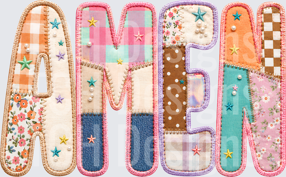 AMEN PATCH LETTERS