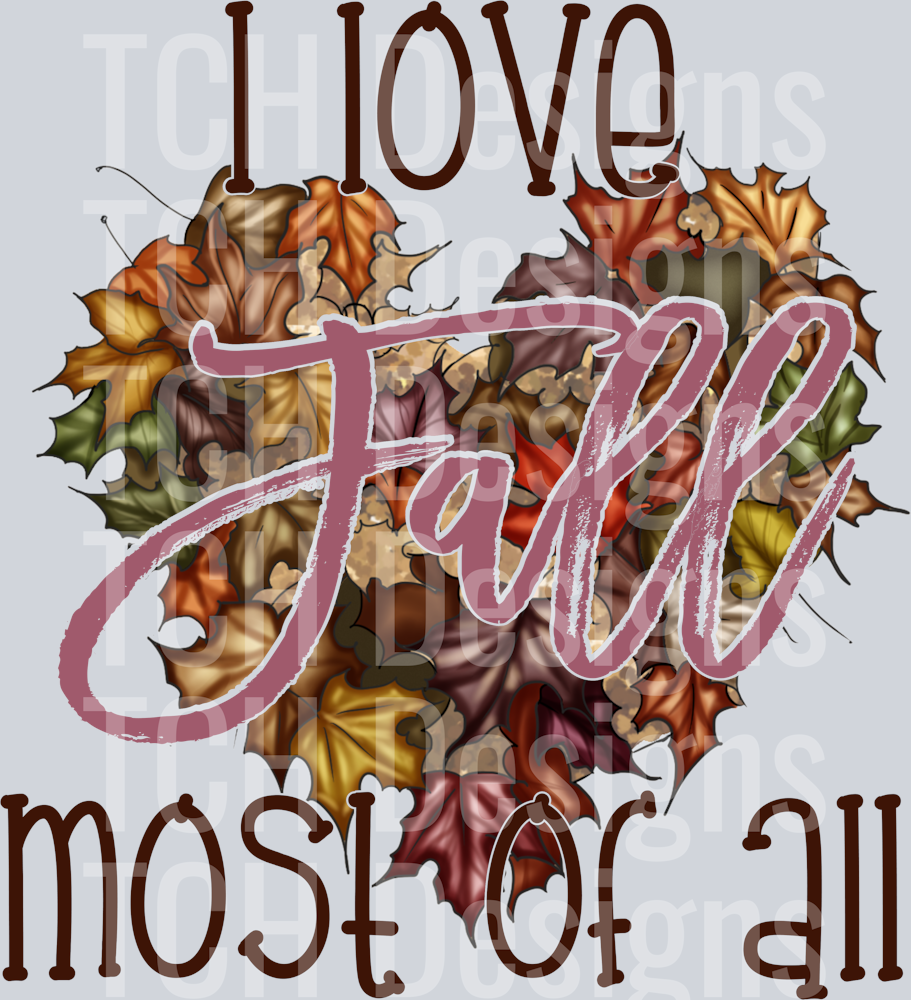 love fall most of all