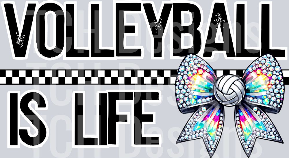 SEPT 24 ECHT DESIGNS - VOLLEYBALL IS LIFE