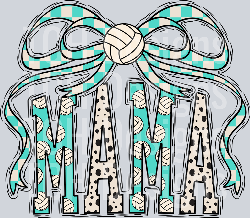 mama-volleyball-doodle-bow-checker