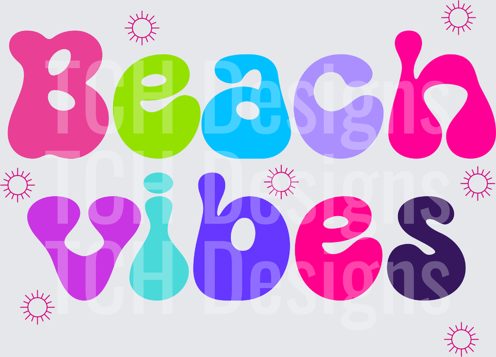 BEACH VIBES- art by Harper