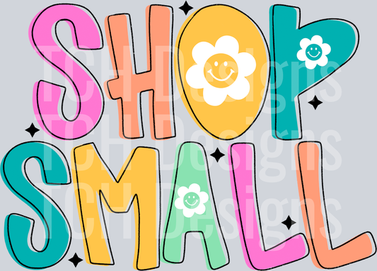 SHOP SMALL RETRO DOODLE