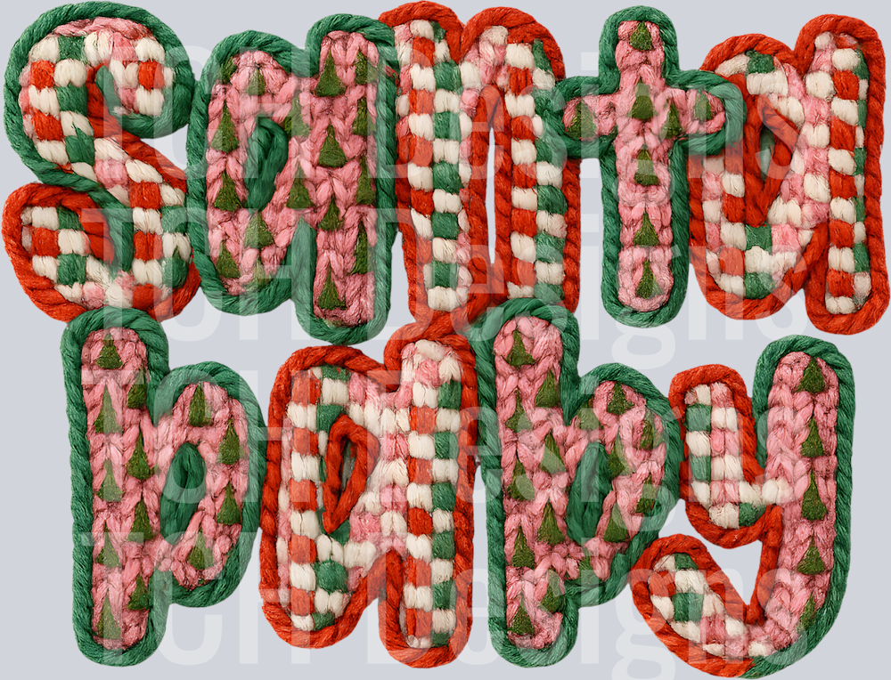 SANTA BABY FAUX YARN