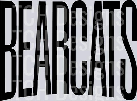 BEARCATS OVERSIZED BLACK