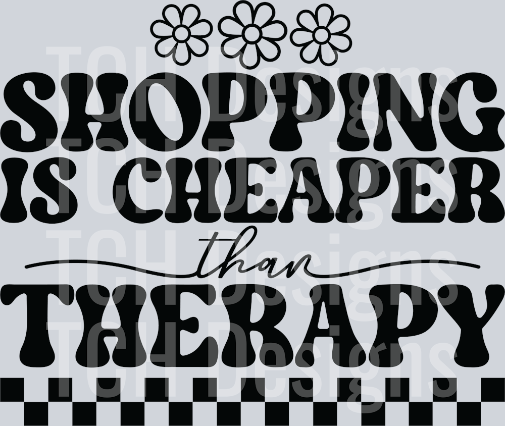 3-Shopping is cheaper than therapy