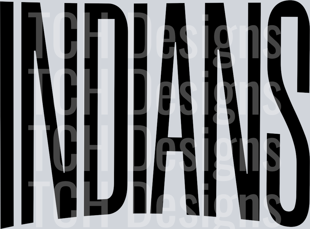 INDIANS OVERSIZED BLACK