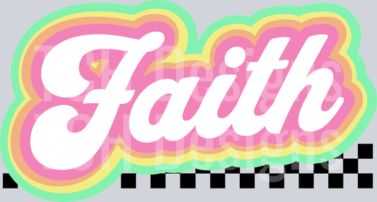 FAITH COLORFUL CHECKERED