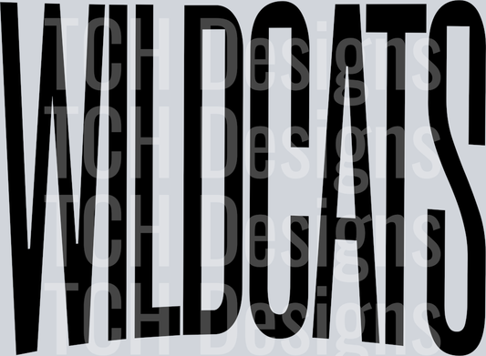 WILDCATS OVERSIZED BLACK