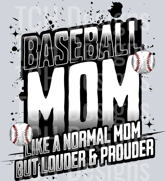 BASEBALL MOM LIKE A NORMAL MOM