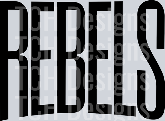 REBELS OVERSIZED BLACK