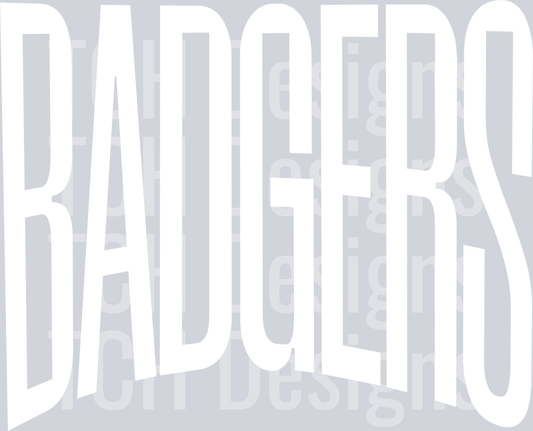 BADGERS OVERSIZED WHITE