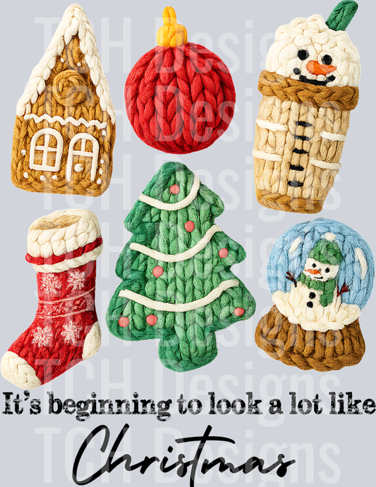 IT'S BEGINNING TO LOOK ALOT LIKE CHRISTMAS