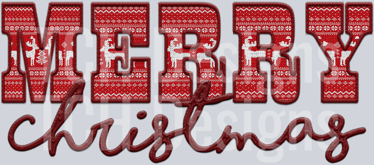 merry christmas sweater maroon