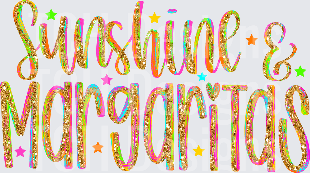 SUNSHINE AND MARGARITAS GLITTER