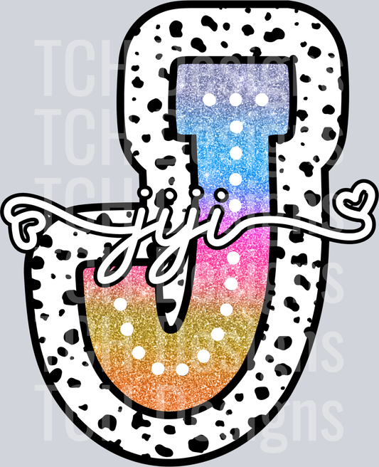 JIJI-TIE DYE DOTTIE NAMES