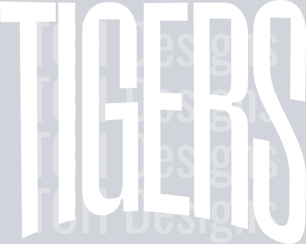 TIGERS OVERSIZED WHITE