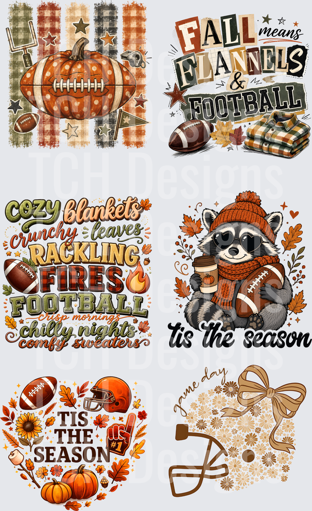 Premade Fall Football Gang 6